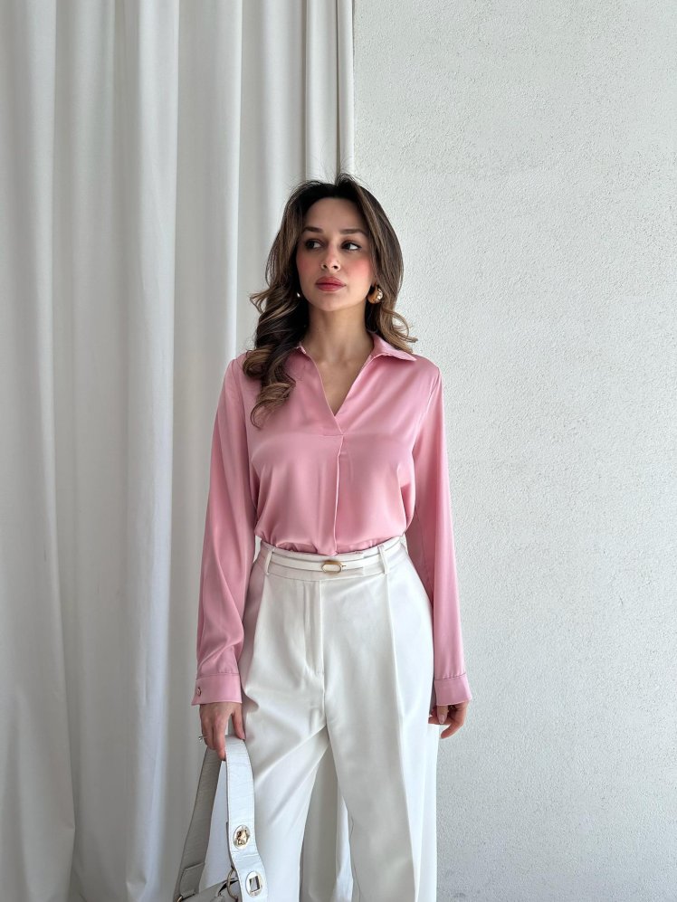POPPER Gömlek 6745 - Pembe - Mooi Butik