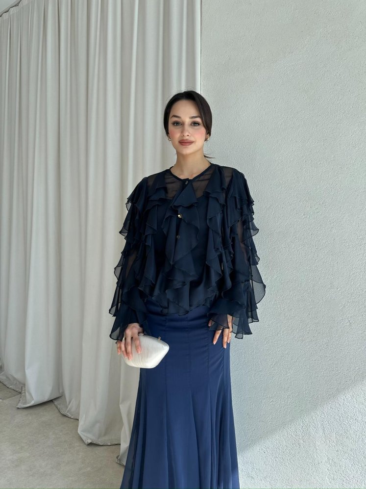 POPPY Takım 8599 - Lacivert - Mooi Butik