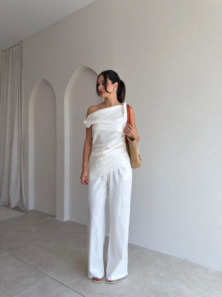 PRİYA Takım 3754 - Beyaz - Mooi Butik
