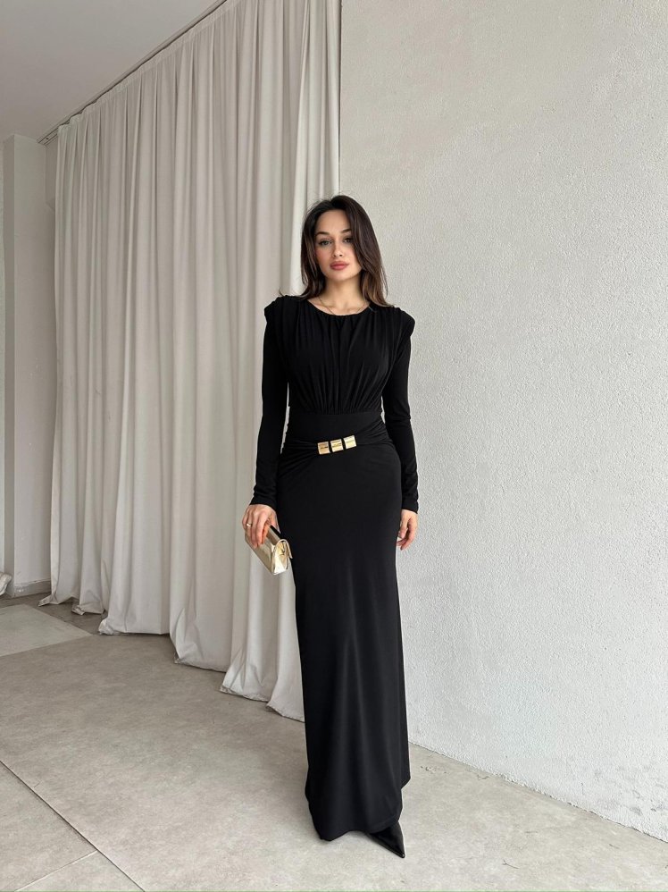 RAGNAR Elbise 8576 - Siyah - Mooi Butik