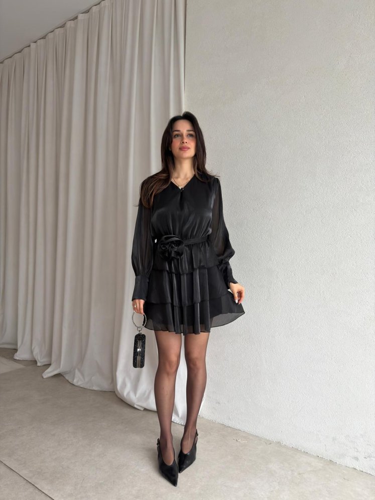 RALPH Elbise 8863 - Siyah - Mooi Butik