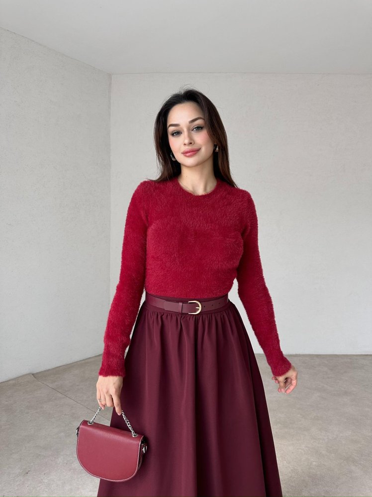 REBECCA Kazak 3772 - Bordo - Mooi Butik