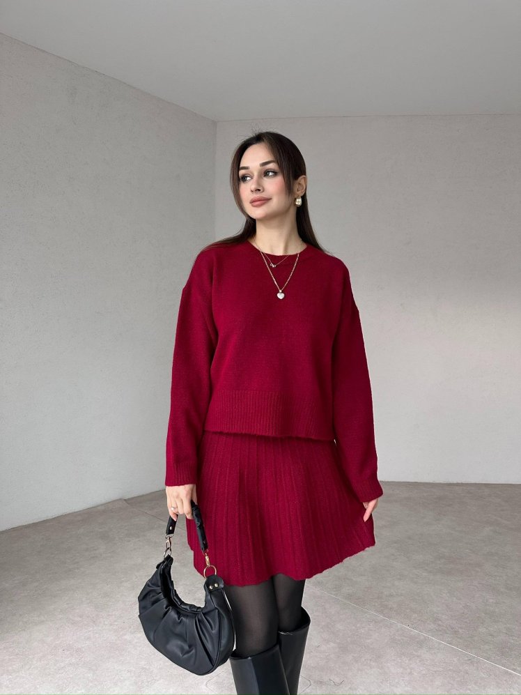 REGENT Takım 8432 - Bordo - Mooi Butik