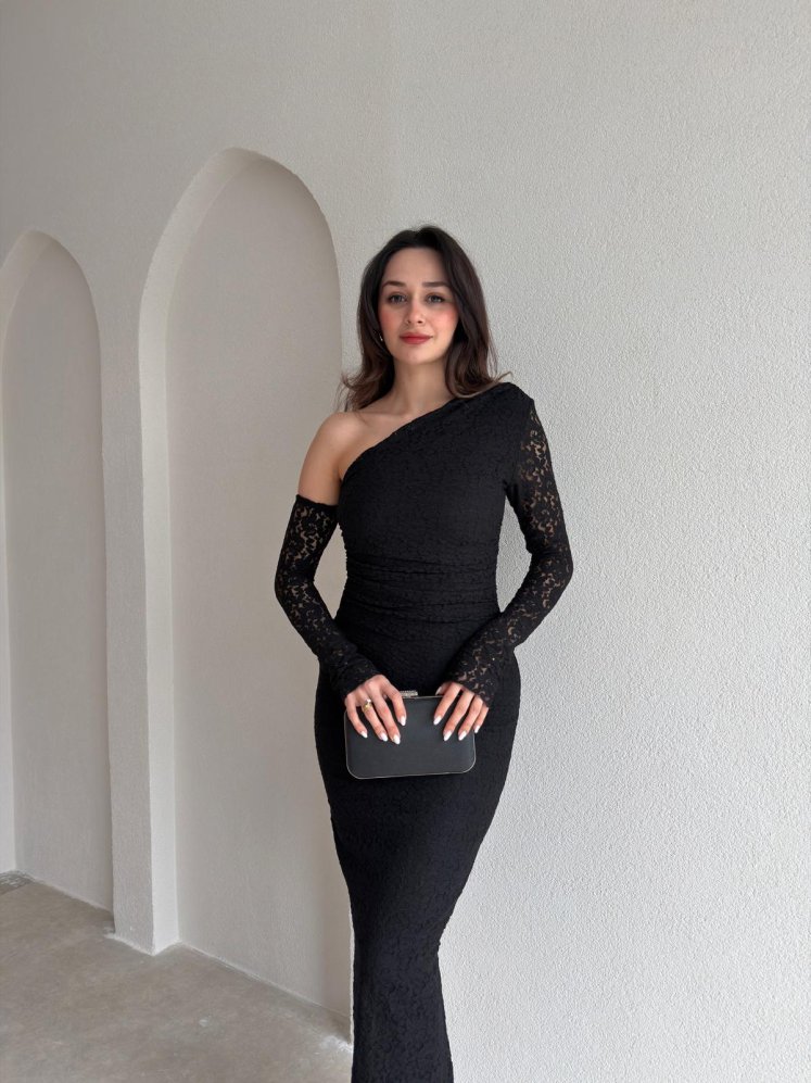 REMOVE Midi Elbise 8658 - Siyah - Mooi Butik