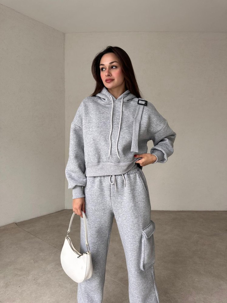 RESPEC Takım 9890 - Gri - Mooi Butik