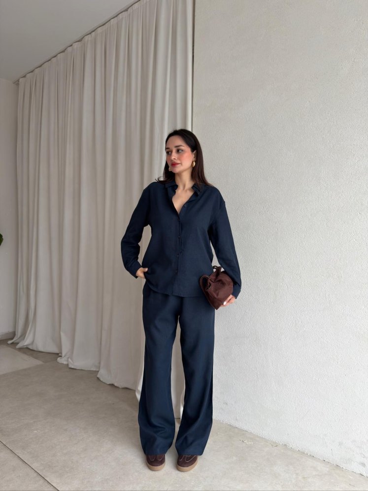 RİBON Takım 8940 - Lacivert - Mooi Butik