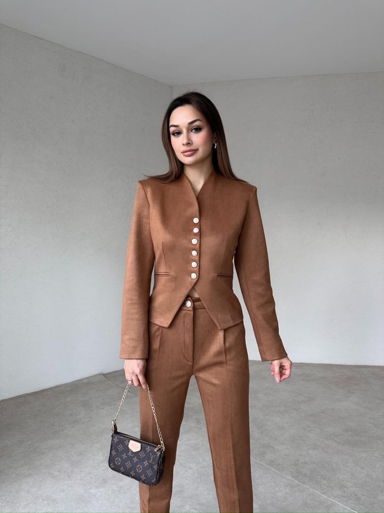 RİRİ Takım 3878 - Kahverengi - Mooi Butik