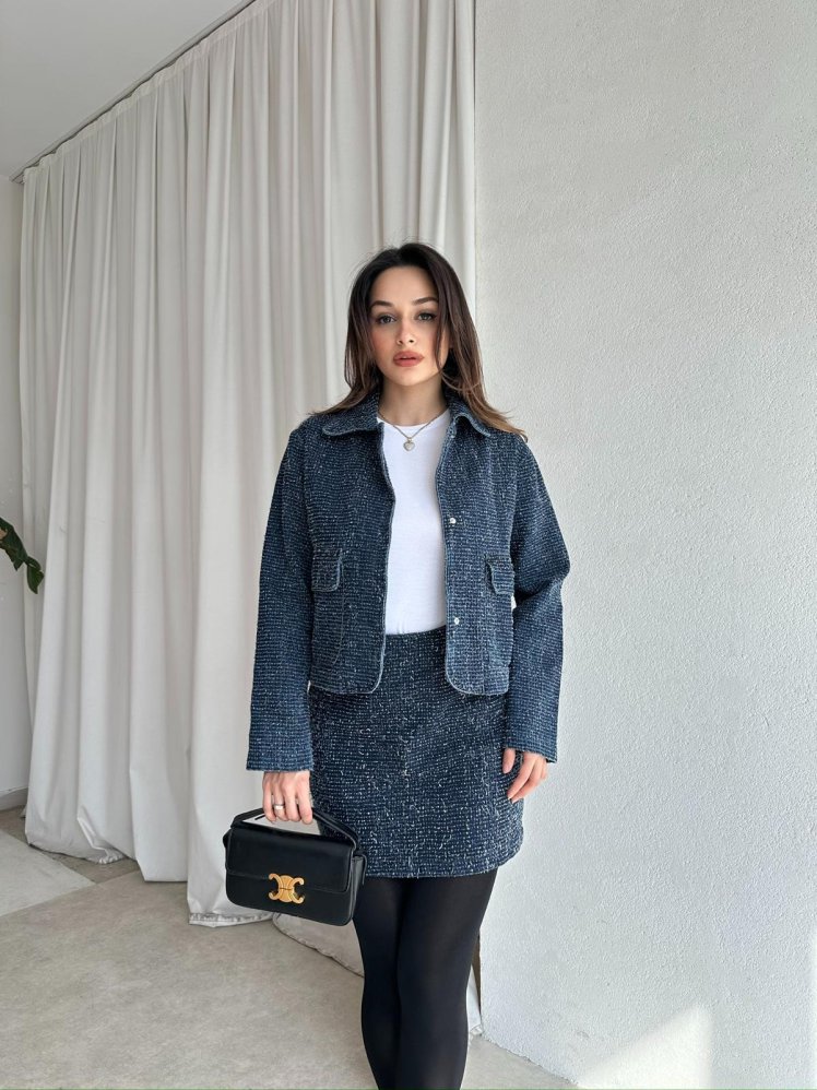 ROEN Takım 8471 - Mavi - Mooi Butik