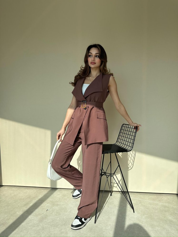 ROSİNA Takım 6775 - Acı Kahve - Mooi Butik