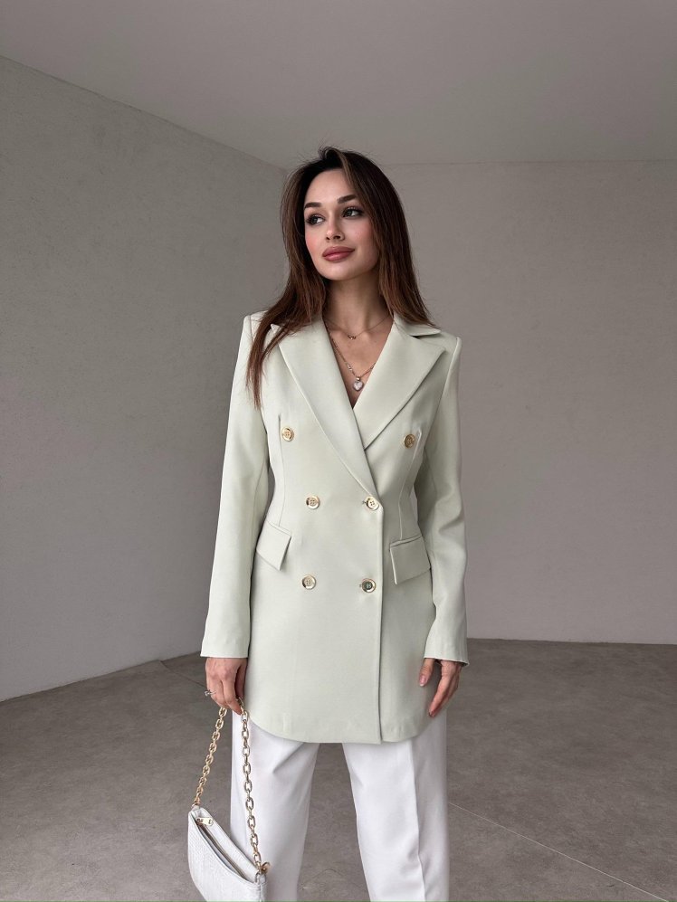 ROZZİE Ceket 8819 - Su Yeşili - Mooi Butik