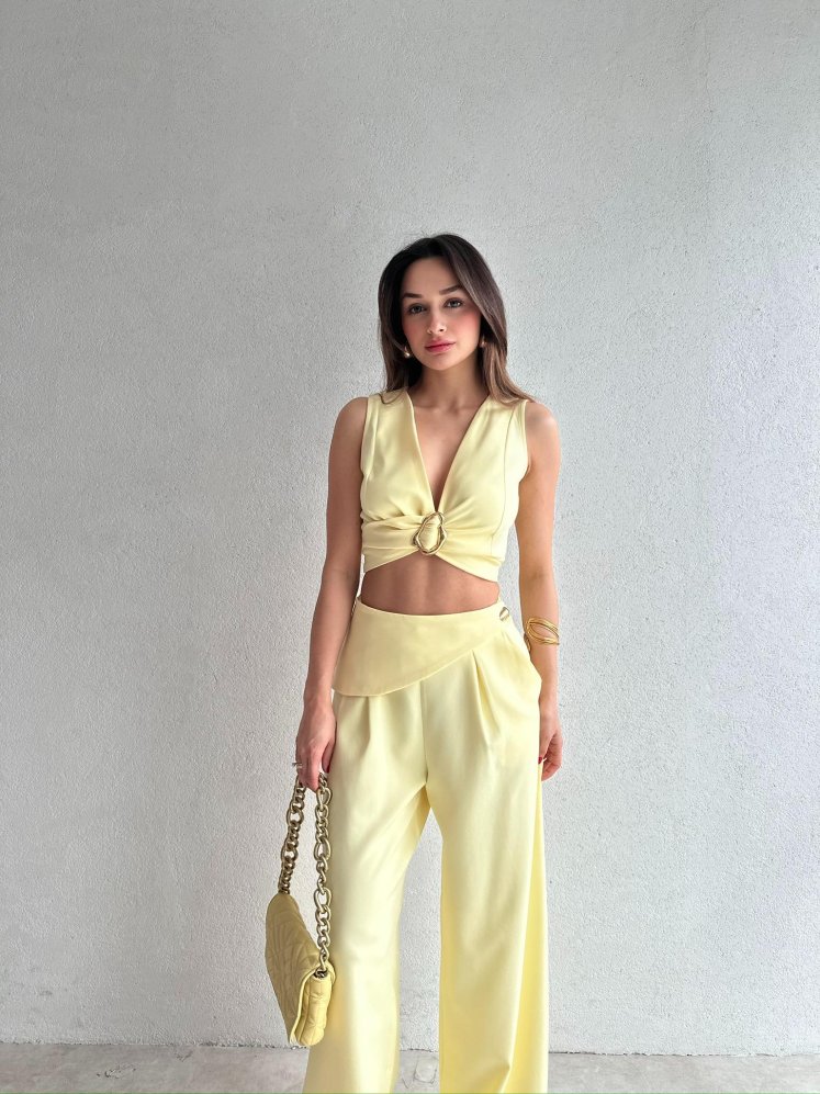 RUDOLF Takım 5093 - Sarı - Mooi Butik