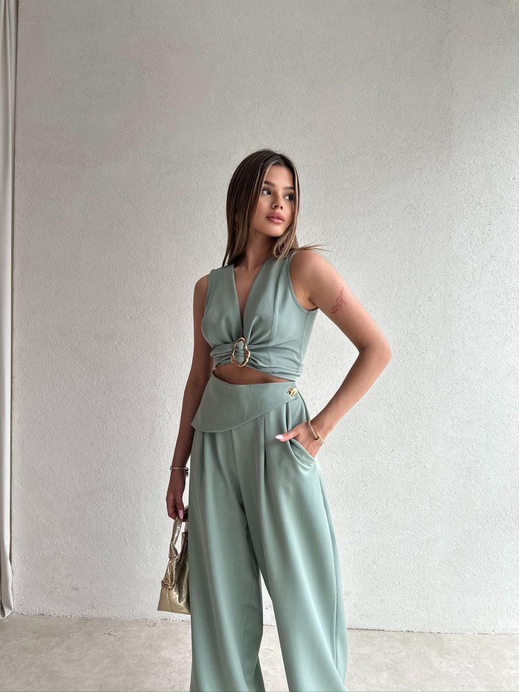 RUDOLF Takım 5093 - Yeşil - Mooi Butik