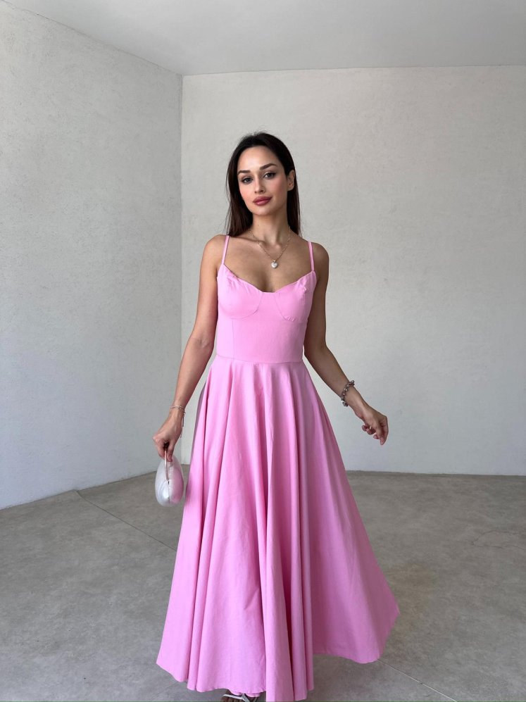 SAMPE Maxi Elbise 0185 - Mooi Butik