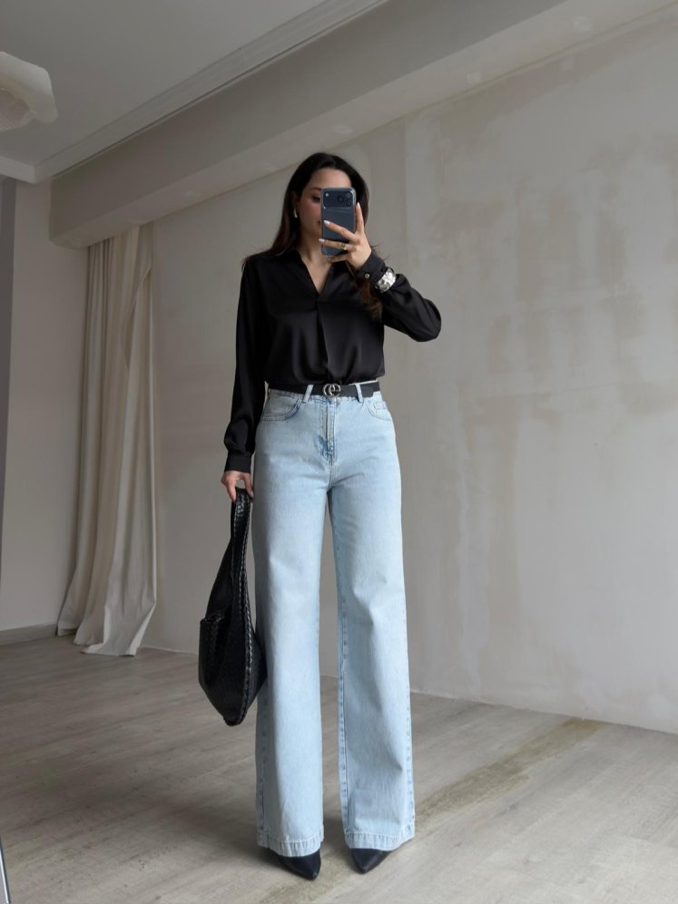 SARAH Jean 9015 - Buz Mavisi - Mooi Butik