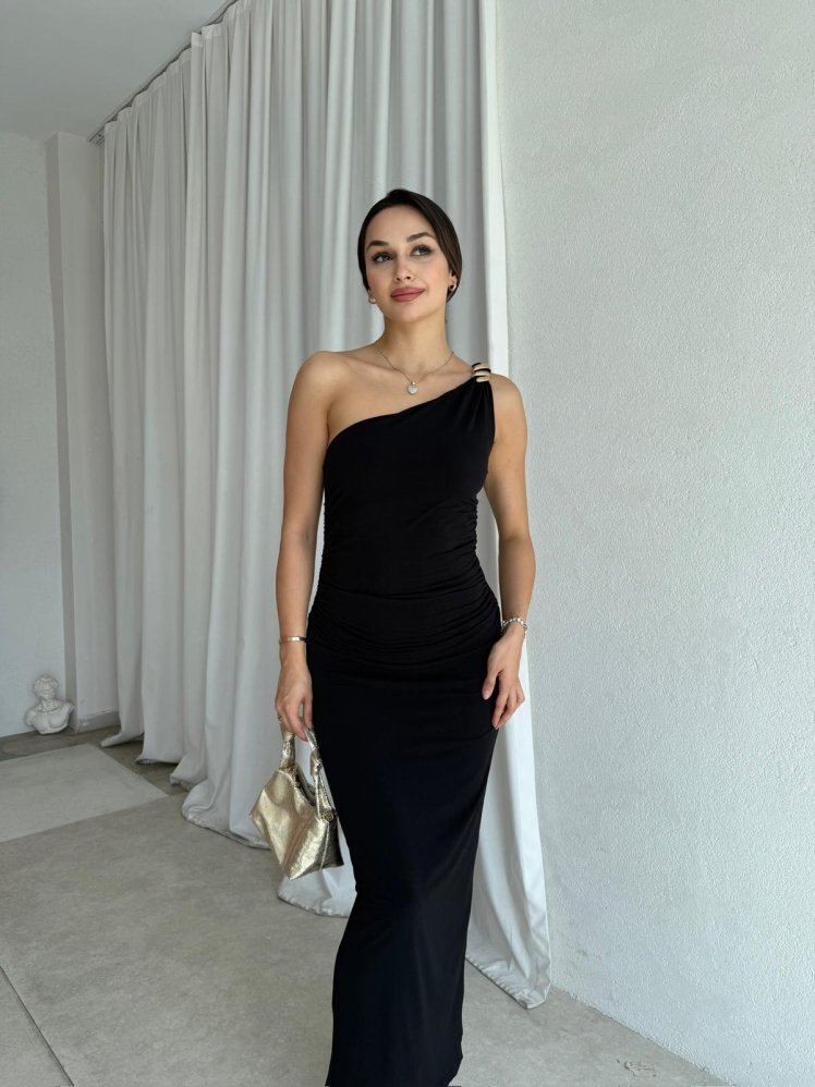 SASSY Elbise 8924- Siyah - Mooi