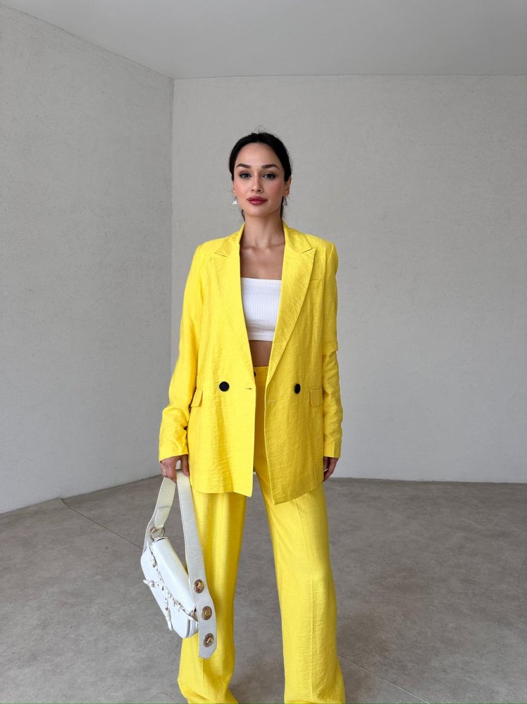 SAWYER Takım 2020 - Sarı - Mooi Butik