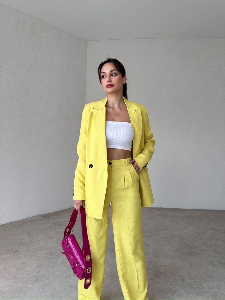 SAWYER Takım 2020 - Limon Sarısı - Mooi Butik