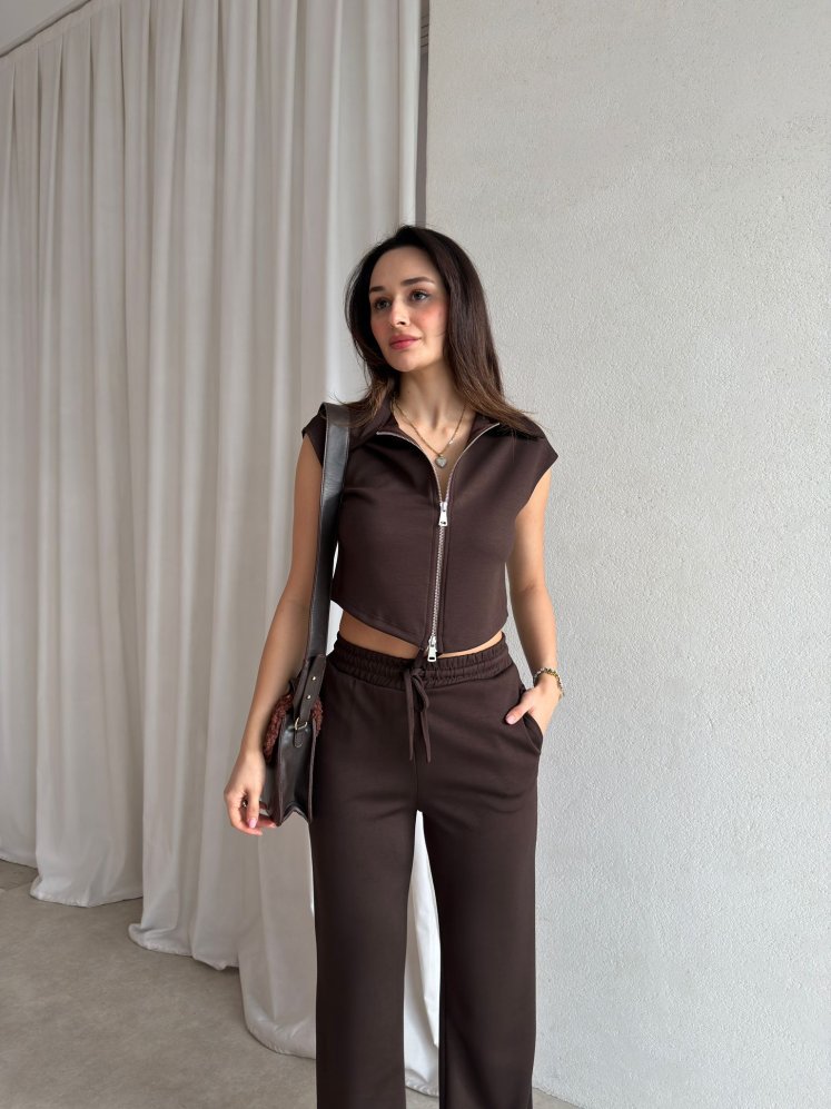 SELYNE Takım 8015 - Acı Kahve - Mooi Butik