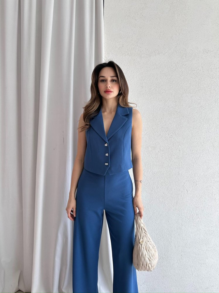 SEPPA Takım 4862 - Mavi - Mooi Butik