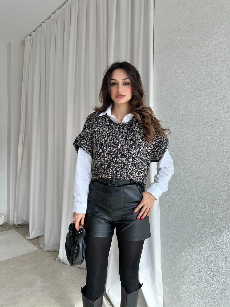 SERGEY Kazak Takım 2487 - Siyah - Mooi Butik