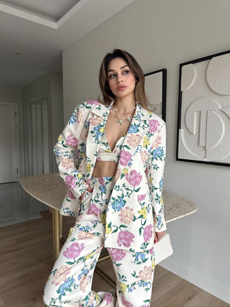 SHİLO Takım 6785 - Pudra - Mooi Butik