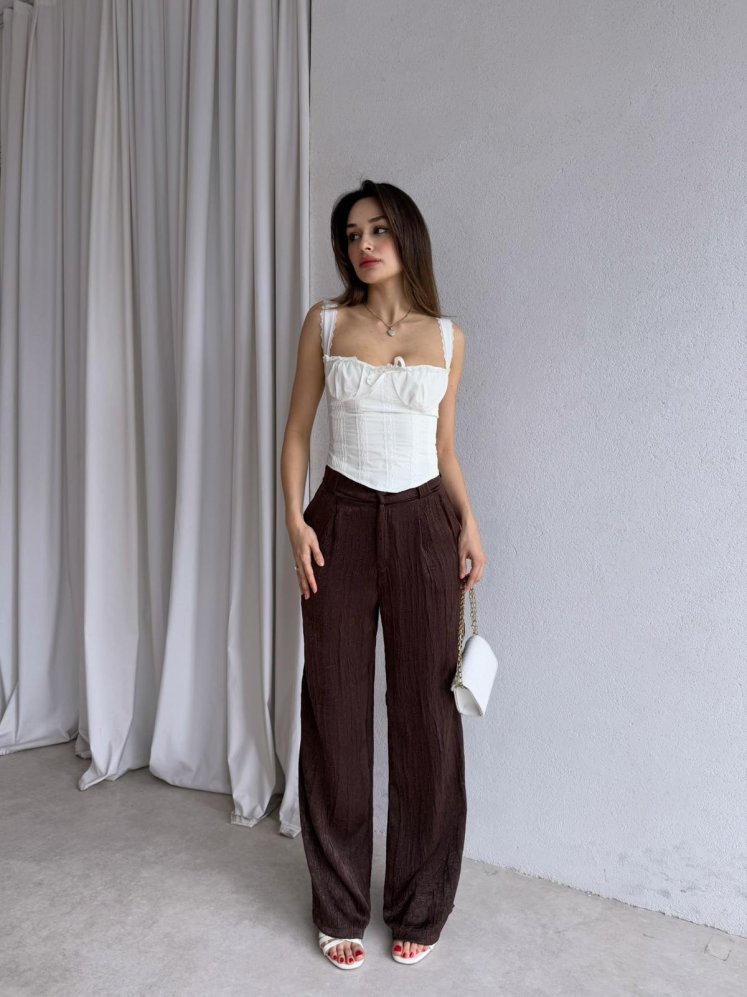 SHİPKA Pantolon 8217 - Acı Kahve - Mooi Butik