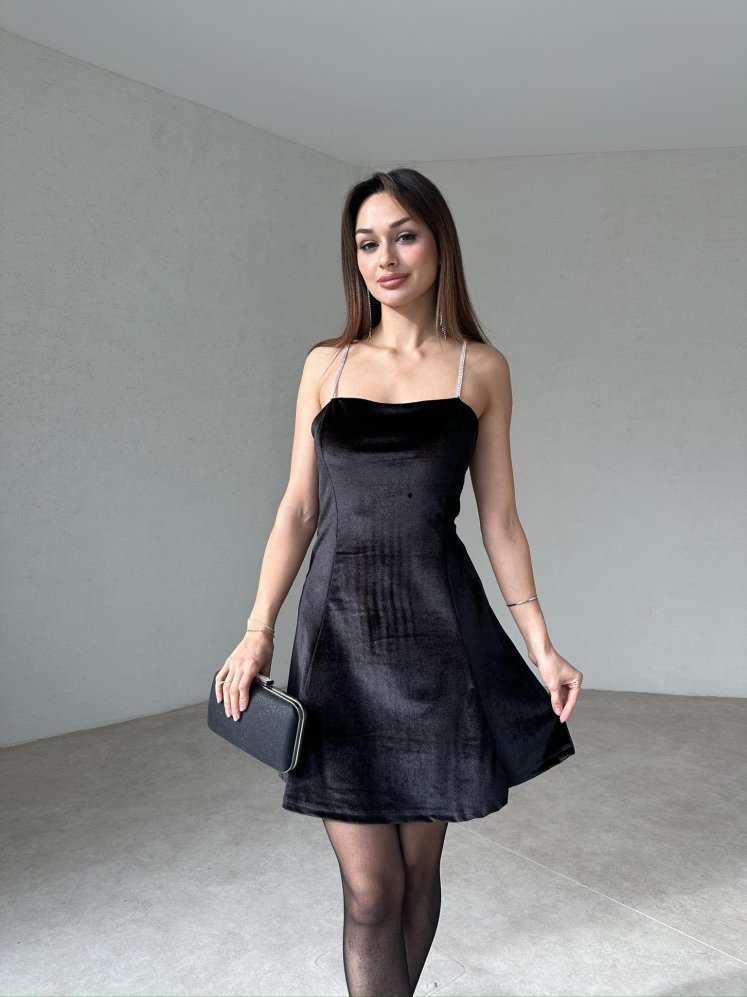 SİMBA Mini Elbise 1130 - Siyah - Mooi Butik