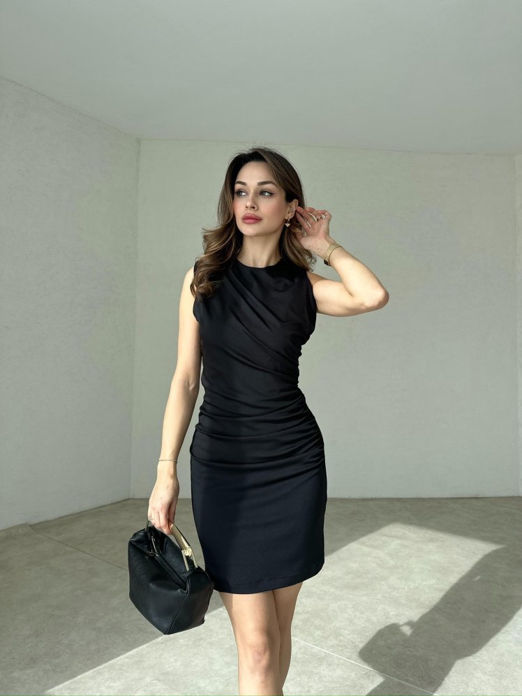 SİMENON Mini Elbise 2007 - Siyah - Mooi Butik