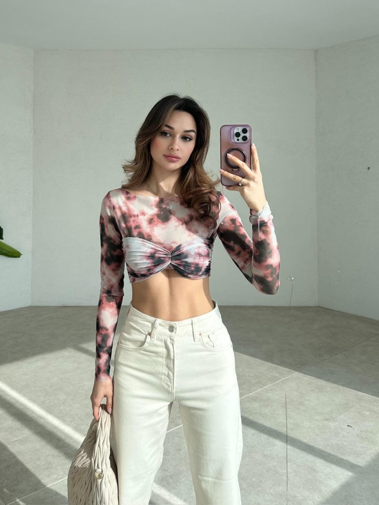 STORM Bluz 9394 - Pudra - Mooi Butik