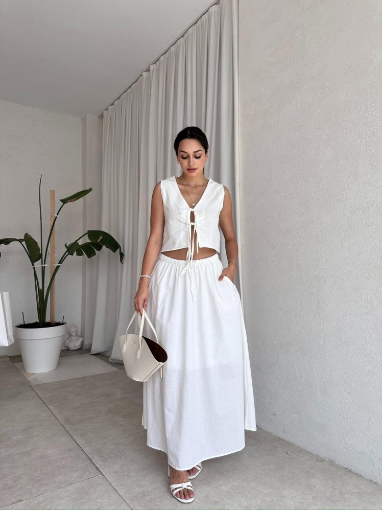 STORMY Takım 8063 - Beyaz - Mooi Butik