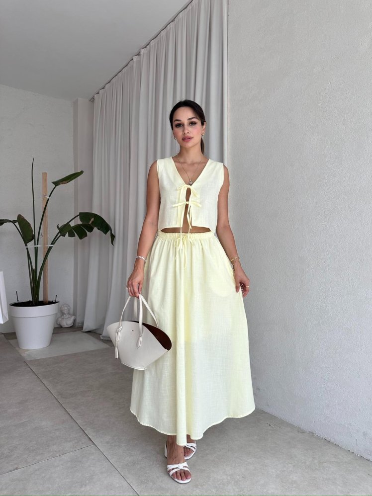 STORMY Takım 8063 - Sarı - Mooi Butik