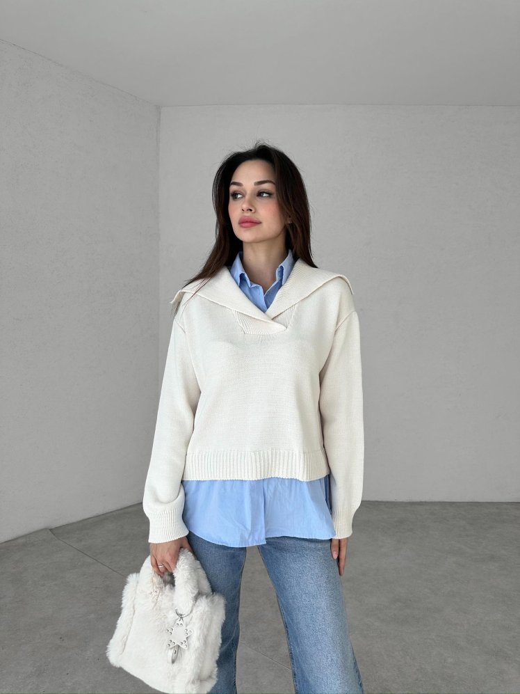 TAİSA Kazak 5994 - Krem - Mooi Butik