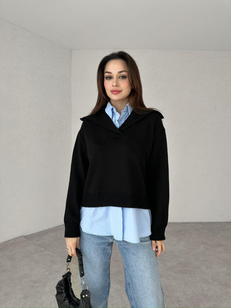 TAİSA Kazak 5994 - Siyah - Mooi Butik