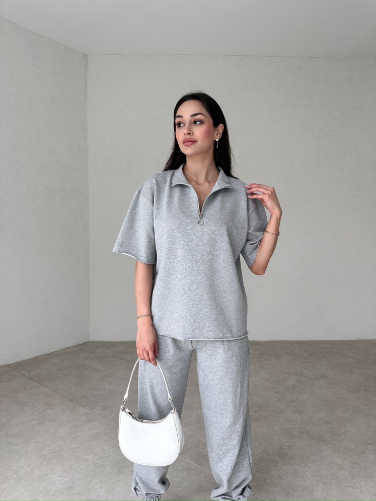 TEDDY Takım 7882 - Gri - Mooi Butik