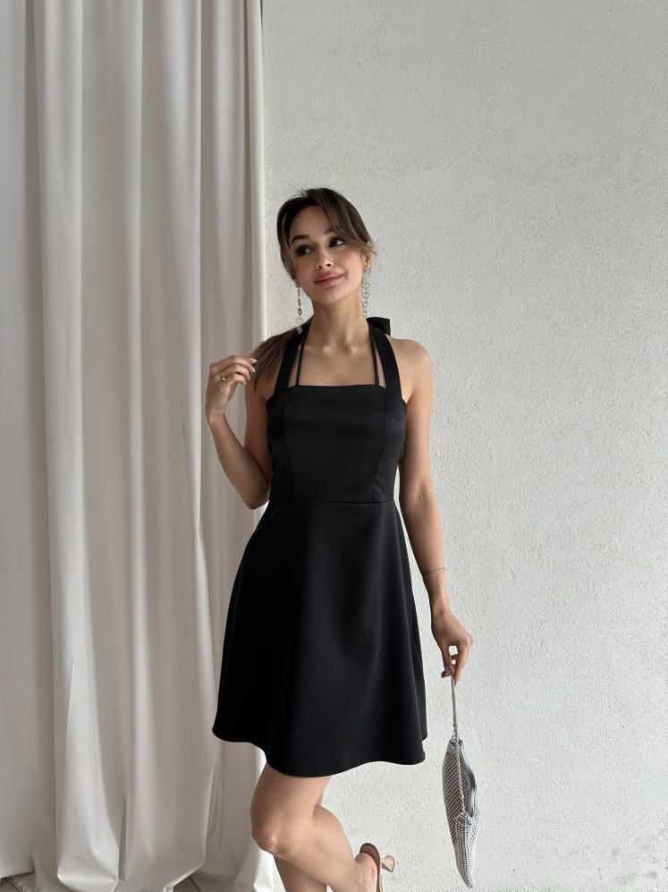 TEGAN Mini Elbise 3732 - Siyah - Mooi Butik