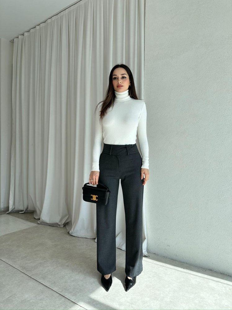 TERZİC Pantolon 8350 - Füme - Mooi Butik