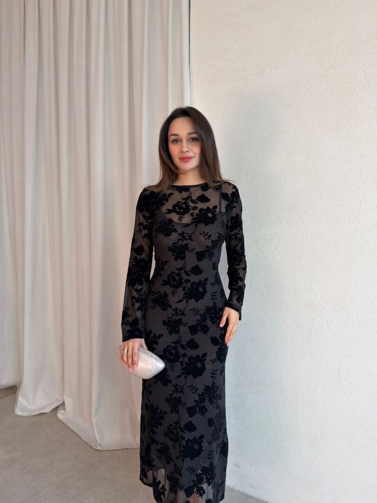 TİMBER Elbise 8826 - Siyah - Mooi Butik