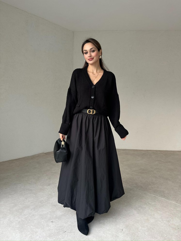 TİNA Balon Etek 5097 - Siyah - Mooi Butik