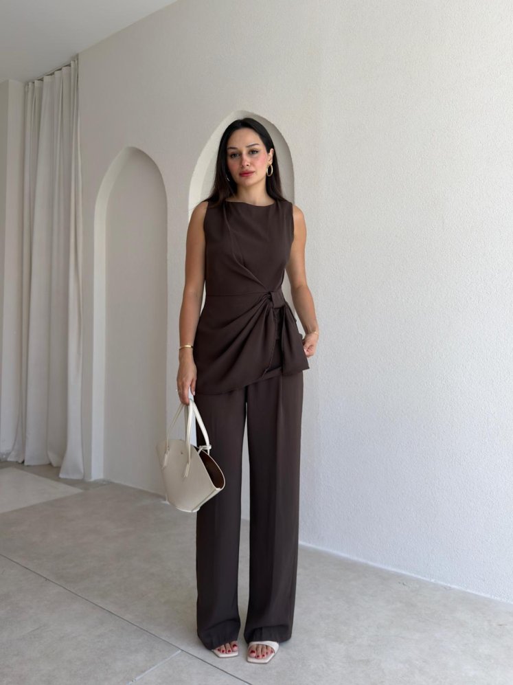 TWİST Takım 7956 - Acı Kahve - Mooi Butik
