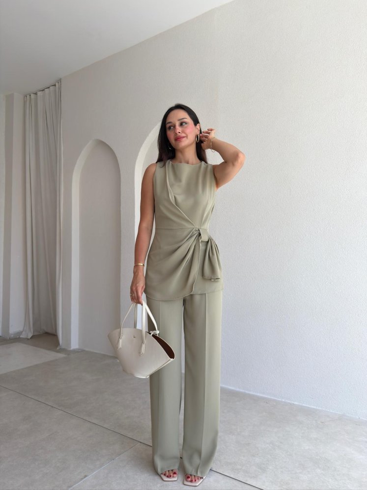 TWİST Takım 7956 - Haki - Mooi Butik