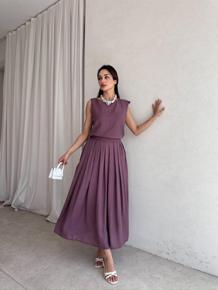 UPMANN Takım 2394 - Mor - Mooi Butik