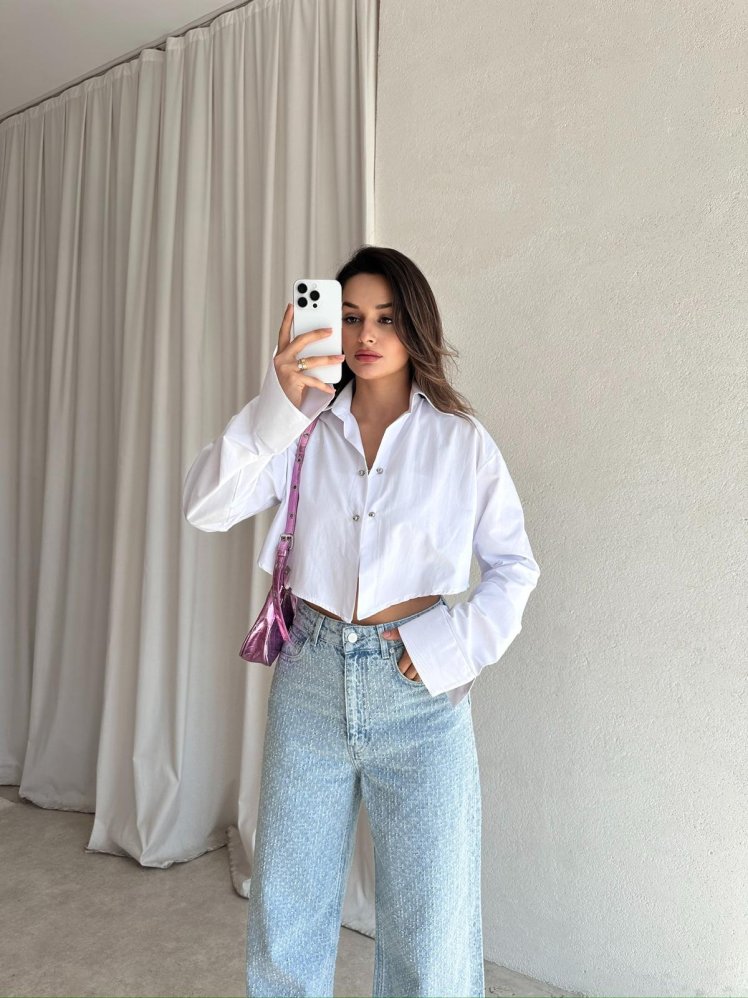 VALESKA Gömlek 8315 - Beyaz - Mooi Butik (1)