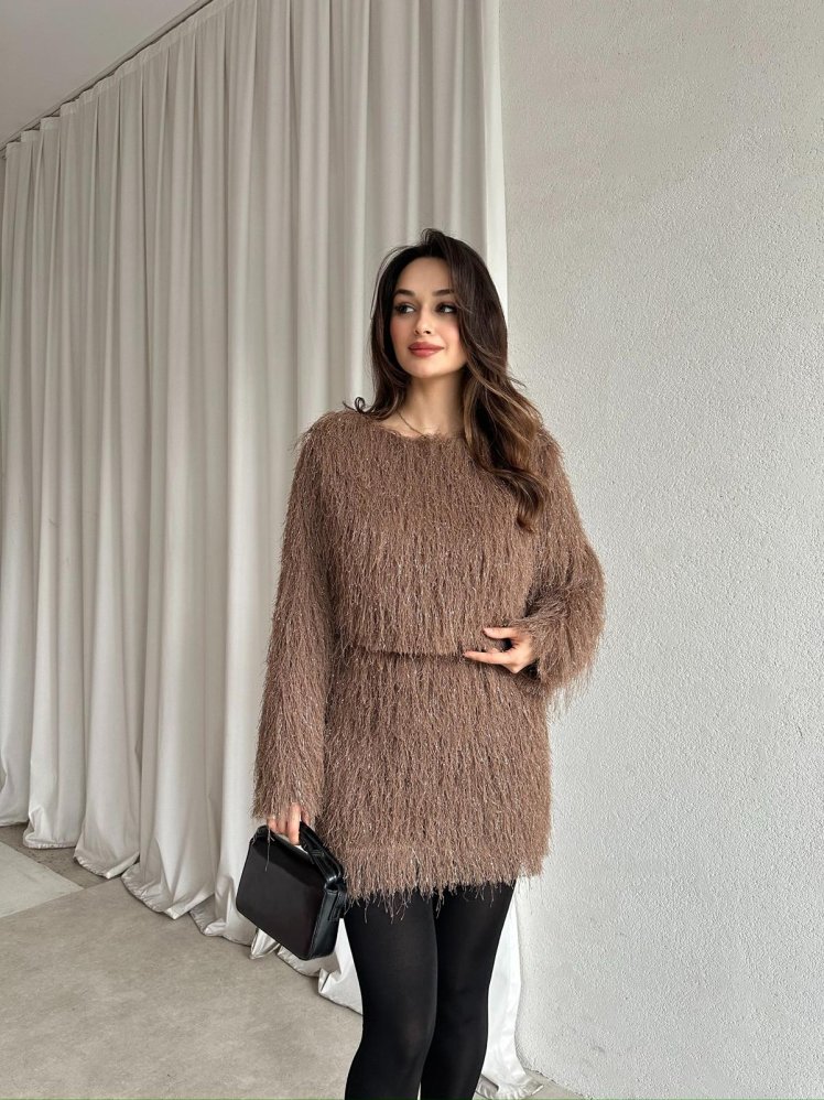 VETRA Takım 8428 - Kahverengi - Mooi Butik