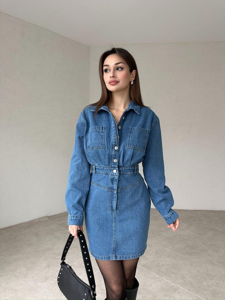 VİNA Mini Elbise 5858 - Mooi Butik