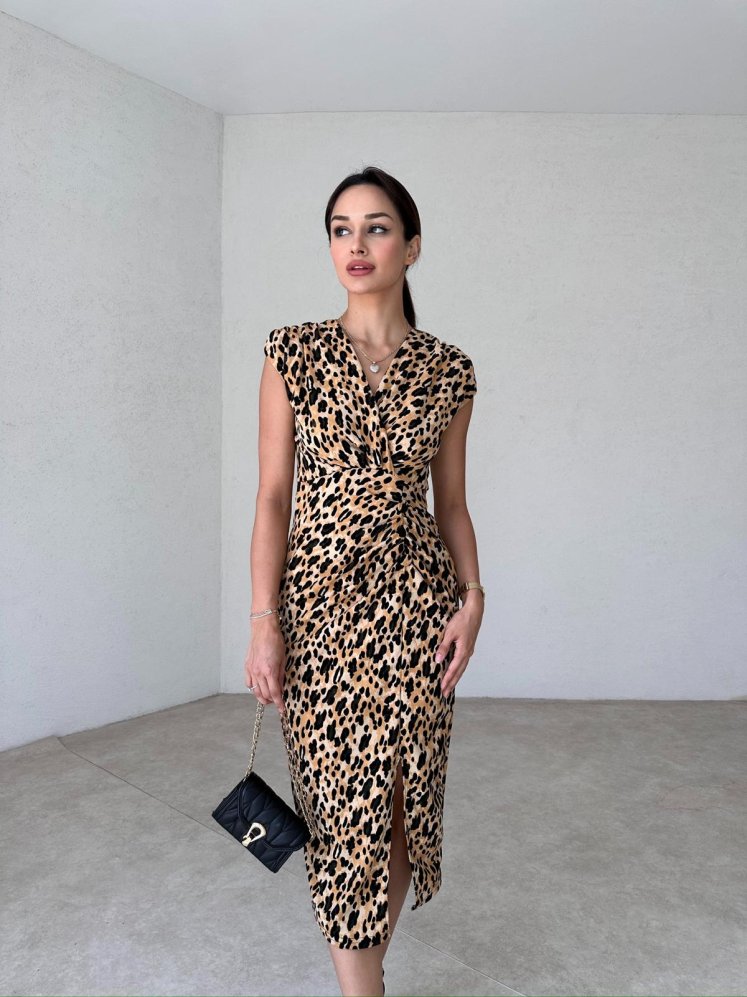 VİONSER Midi Elbise 3082 - Mooi Butik