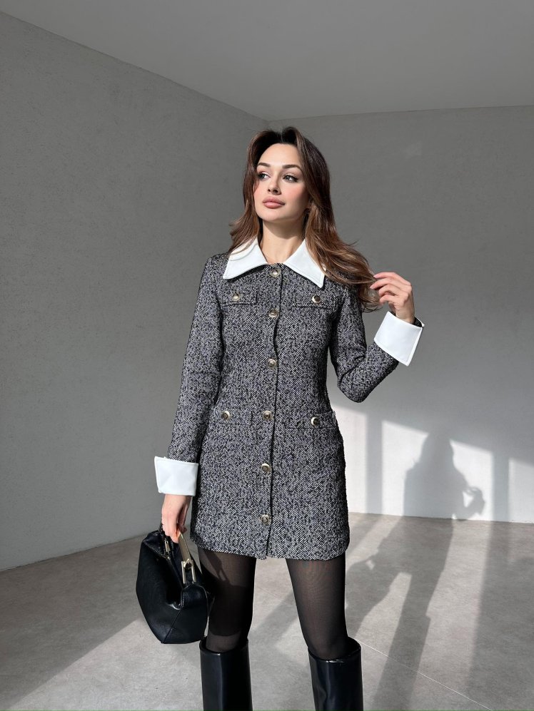 WARDER Mini Elbise 3410 - Mooi Butik