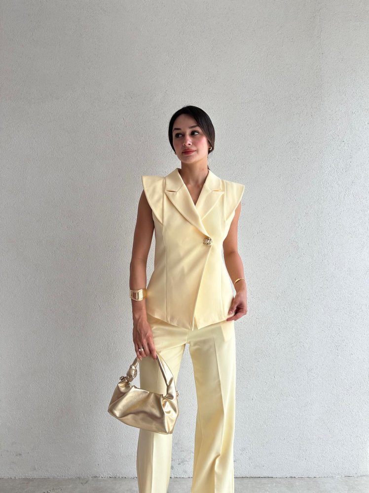 WEBER Takım 4739 - Sarı - Mooi Butik