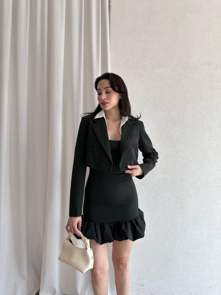 WENDY Takım 6782 - Siyah - Mooi Butik