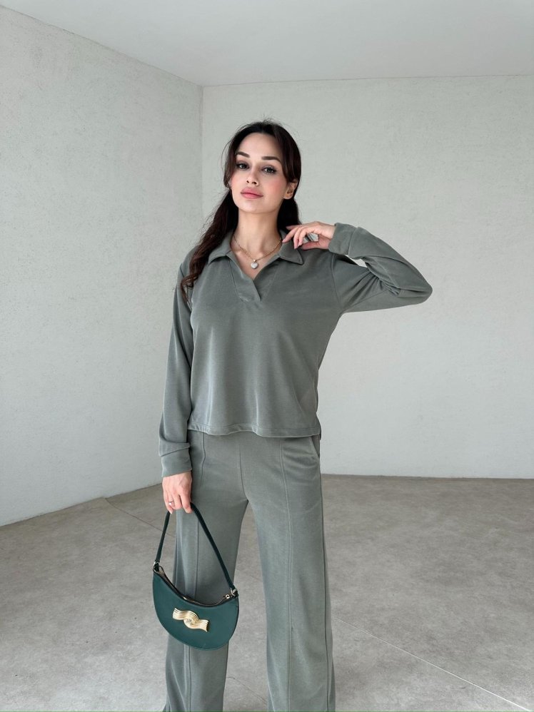 WESLA Takım 1015 - Haki - Mooi Butik