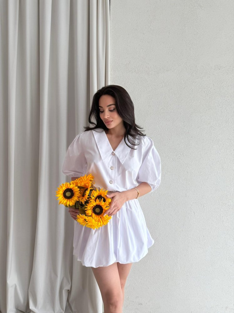 WİDE Takım 9876 - Beyaz - Mooi Butik